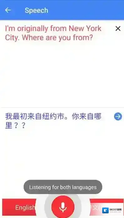 谷歌翻译功能