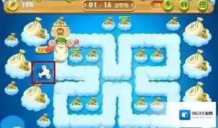 保卫萝卜2第51关金萝卜攻略
