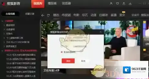 搜狐视频选项