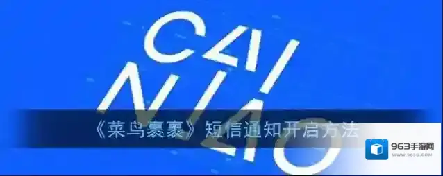 《菜鸟裹裹》短信通知开启方法