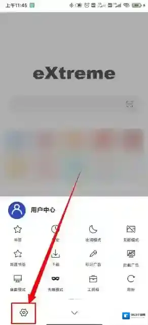 X浏览器选项