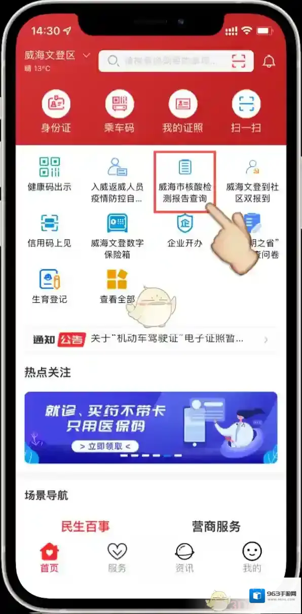 爱山东报告单