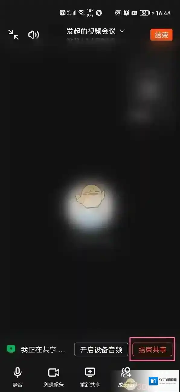 钉钉屏幕共享
