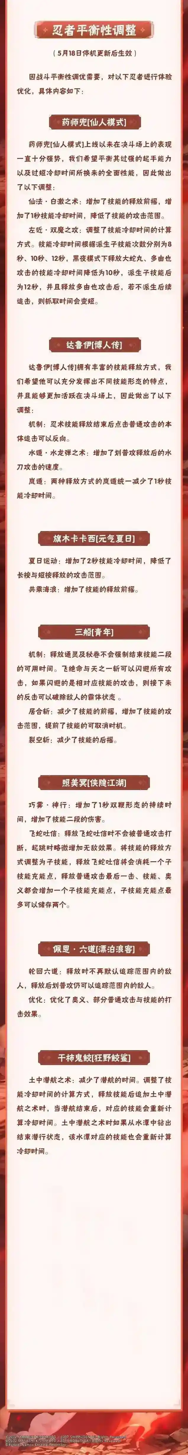 火影忍者公告