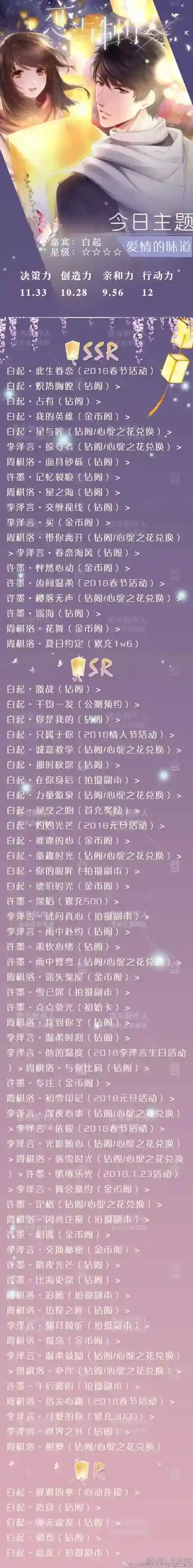 恋与制作人竞技场爱情的味道怎么过 竞技场通关羁绊卡一览
