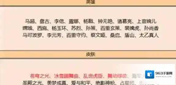 王者荣耀神秘商店