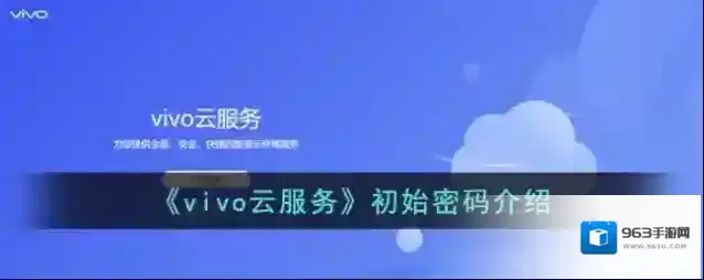《vivo云服务》初始密码介绍