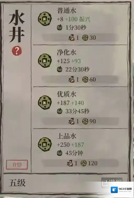 江南百景图水井